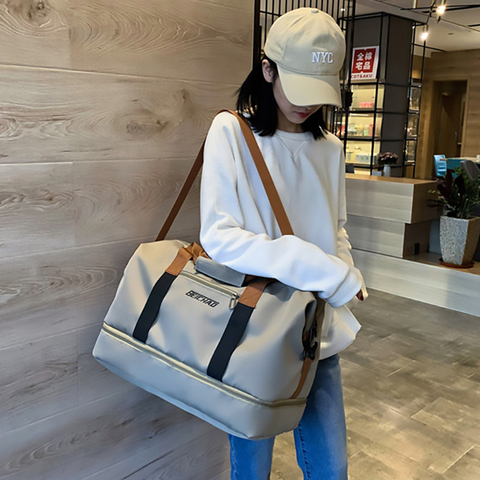 Fashion Crossbody Travel Bags For Women 2022 Large Capacity Storage Bag Waterproof Weekend Sac Voyage Femme Female Messenger Bag ► Photo 1/6
