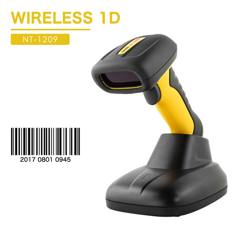 NETUM Wireless Barcode Scanner Waterproof Handheld 32Bit USB 1D Laser Bar Code Reader Scan A4 for POS System NT-1209 ► Photo 1/1