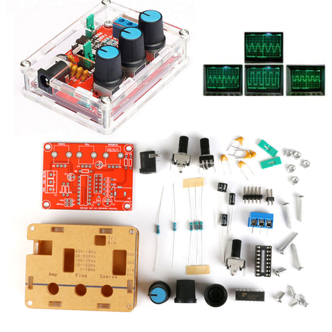 1HZ-1MHZ Function Signal Generator DIY Kit Sine/Triangle/Square Output Signal Generator Adjustable Frequency Amplitude ► Photo 1/6