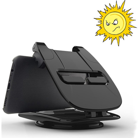 Car Phone Holder 360 Degree Rotate Dashboard Non-slip Mat Rubber Mount Holder ► Photo 1/6