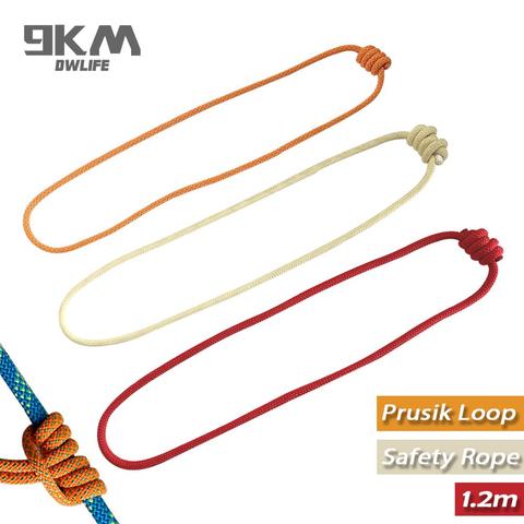 Rock Climbing Rope Prusik Loop Outdoor Mountaineering Safety Protection Accessories 6mm High Tensile Strength Wearable Durable ► Photo 1/6