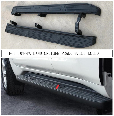 Running Boards Side Step Bar Pedals For TOYOTA LAND CRUISER PRADO FJ150 LC150 2010-2022 High Quality Nerf Bars Auto Accessories ► Photo 1/6