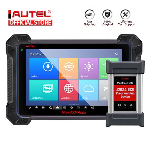 Autel MK908P Car Diagnostic Scanner MaxiSys J2534 Programmer ECU Coding PK Maxisys Elite MS906BT IM608 MaxiCOM MK908 PRO OBD1 /2 ► Photo 1/6