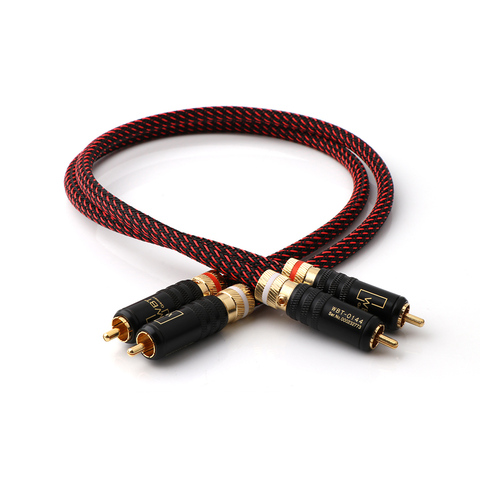 Pair X401 CANARE OCC COPPER Audio Cable High End HIFI RCA Audio Cables With WBT-0144 Plug Audio Cable,rca cable,rca audio cable ► Photo 1/5