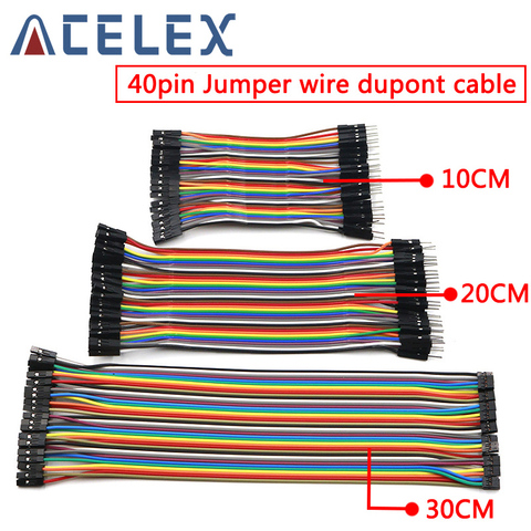 Dupont Line 10cm/20CM/30CM Male to Male+Female to Male + Female to Female Jumper Wire Dupont Cable for arduino DIY KIT ► Photo 1/6