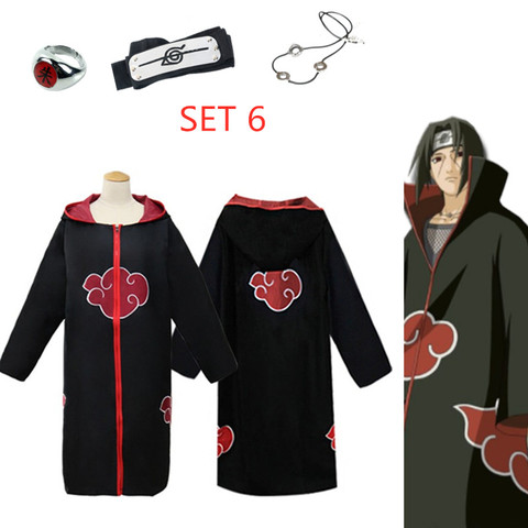 men/women wholesale naruto costume sasuke uchiha cosplay itachi