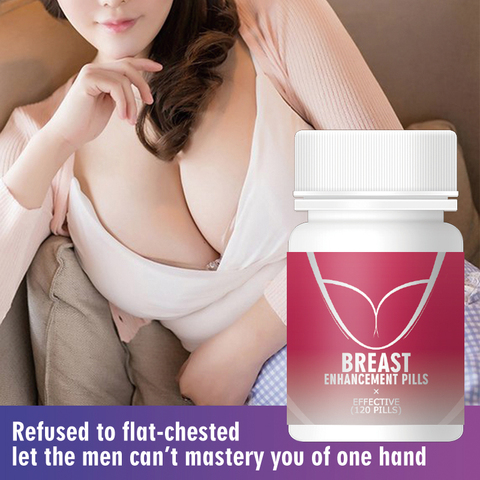 120pill Best Up Size Bust Care Breast Enhancement pill Breast Enlargement Promote Female Hormones Breast Lift Firming Massage ► Photo 1/4