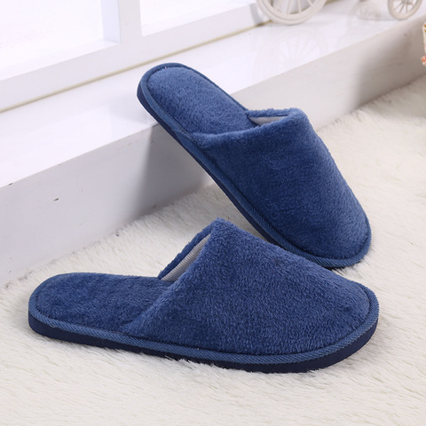 2022 Winter Fashion Candy Color Lovers Women Slippers Men Slippers Fleece House Shoes Warm Soft Flats Home Indoor Shoes Woman ► Photo 1/6