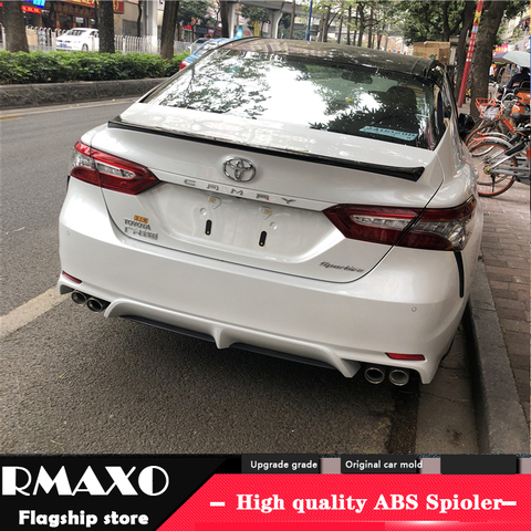 For TOYOTA Camry Spoiler 2022 Camry High Quality  ABS Material Car Rear Wing Primer Color Rear Spoiler ► Photo 1/1