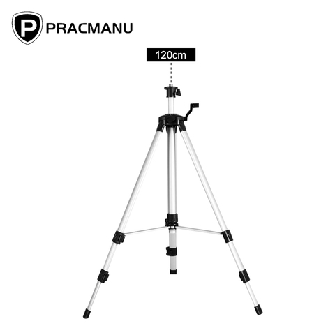 PRACMANU 120cm Tripod For Laser Level Automatic Self 360 degree Leveling Measure Building level Construction Marker Tools ► Photo 1/6