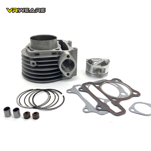 GY6150 cylinder Kit 57.4mm Cylinder Piston Ring Set for 4 stroke Scooter Moped ATV QUAD GY6 150 157QMJ 1P57QMJ ► Photo 1/6