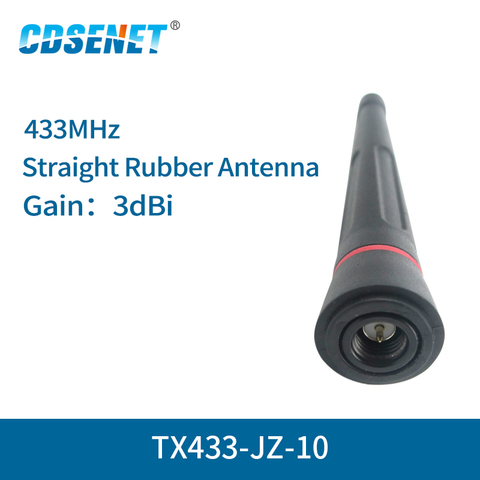 2pc/lot 433MHz Omni Wifi Antenna High Gain 3dBi SMA Male TX433-JZ-10 Omnidirectional 433 mhz fm radio antena ► Photo 1/5