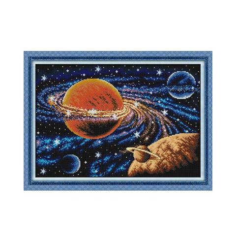 Milky way cross stitch kit aida 14ct 11ct count print canvas cross stitches stitching kits needlework embroidery DIY handmade ► Photo 1/1