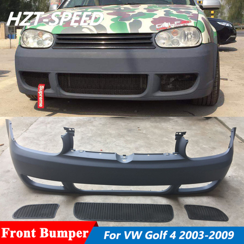Unpainted PP Material Car Body Kit Front Bumper For VW Golf 4 MK4 Facelift R32 Style 2003-2009 ► Photo 1/6