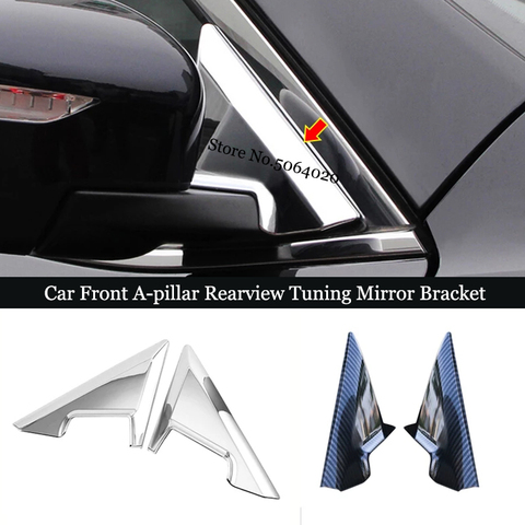 For Nissan X Trail X-trail T32 2014-2022 Accessories Car Front A-pillar Rearview Tuning Mirror Bracket Trim Cover Car Styling ► Photo 1/6