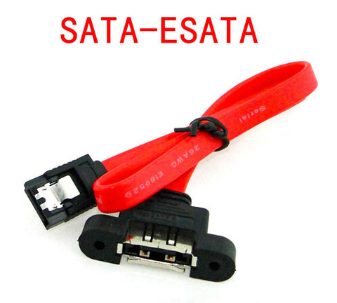 PC Case Internal  SATA to eSATA Data Cable Wire Screw Panel Mount For External Hard Drive 40cm ► Photo 1/3