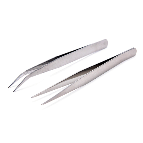 2PCS/SetProfessional Tweezers 3 Designs for Nail Art/Face Care/Eyelash Extension Blackhead Acne Blemish Pimple Remove Tools ► Photo 1/4