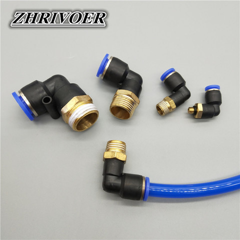 PL Pneumatic connector 4mm-12mm Hose OD 1/8