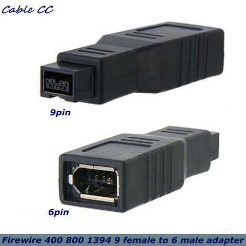 Firewire Converter 1394 Computer Accessory 9 To 6 Pin B Adapter 400 800 Transmission Connection Stable Replacement Mini External ► Photo 1/3