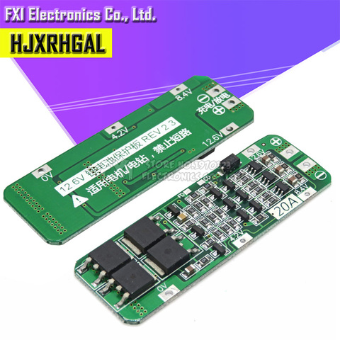 3S 20A Li-ion Lithium Battery 18650 Charger Protection Board PCB BMS 12.6V Cell Charging Protecting Module ► Photo 1/2