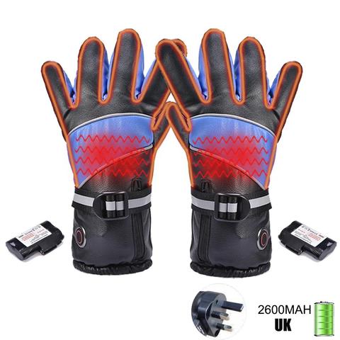 4000MAH 7.4V Heated Motorcycle Gloves Waterproof Electric Rechargeable Battery 3 Level Gloves For Winter Skiing Guantes Moto ► Photo 1/6