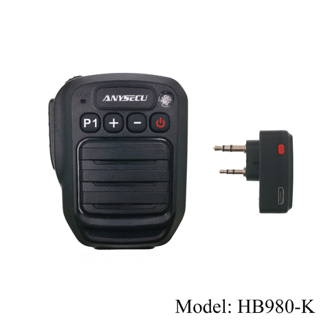 Anysecu Wireless Microphone Speaker HB980-K with K connector for Baofeng UV-82 UV-5R UV-888S TH-UV8000d Walkie Talkies ► Photo 1/6