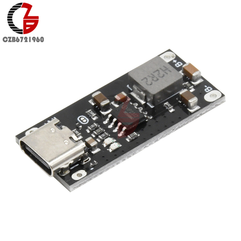 USB Type-c Lithium Battery Fast Quick Board 5V to 4.2V 4.35V Step Down Buck Converter Voltage Regulator Power Supply Module ► Photo 1/6