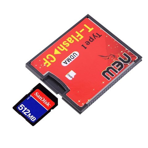Hot T-Flash to CF type1 Compact Flash Memory Card UDMA Adapter Up to 64GB Wholelsae Dropshipping ► Photo 1/6