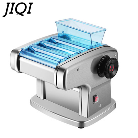 JIQI Stainless Steel Electric Pasta Maker Cutting Slicer Dumplings Noodle Pressing Machine Spaghetti Roller Hanger Dough Cutter ► Photo 1/1