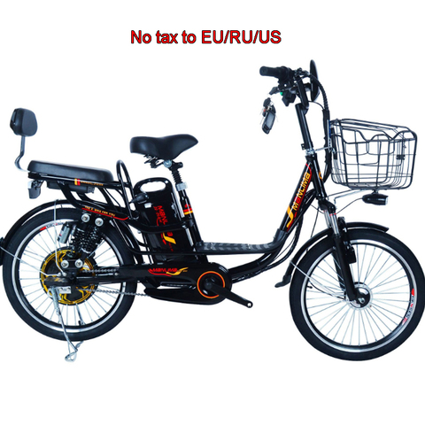20 and 22 inch electric bike carbon steel adult e bike 350w 48v motor 10/15/20ah electric bicycle power ebike city e-bike ► Photo 1/6