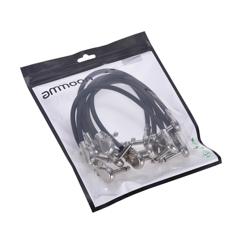 ammoon 15cm/ 6in Guitar Effect Pedal Instrument Patch Cable 1/4