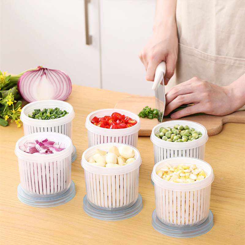 Creative Food Preservation Tray Food Fresh Keeping Fresh Spacer Organizer  Food Preservate Refrigerator Food Storage