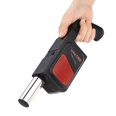 Outdoor Camping Handheld Electric Cooking BBQ Barbecue Fan Air Bellows Blower It is easy to hold with a comfortable grip  cable ► Photo 1/6