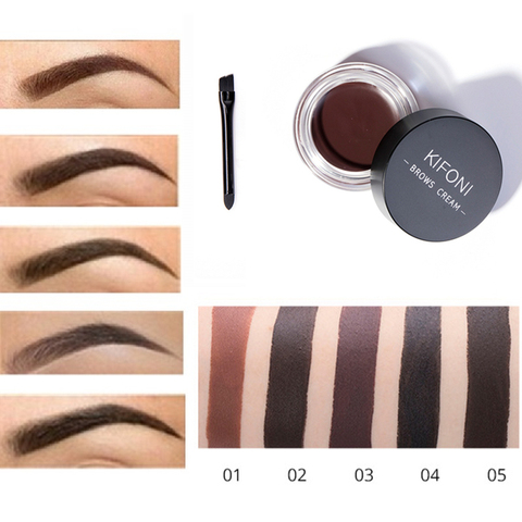 MO TULIP Chocolate No Shading Eye Pomade Cream Waterproof Maquiagem Makeup Accessories Eye Brow Cream Eyebrow Enhancer Cosmetic ► Photo 1/5