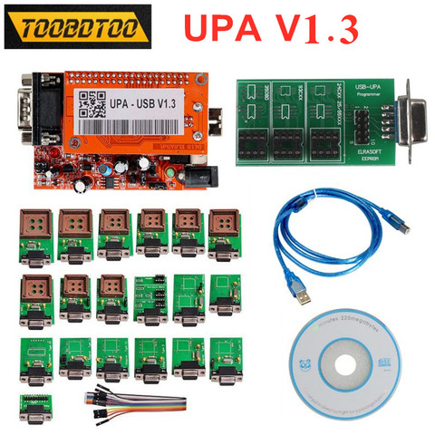 UPA V1.3 USB Programmer Diagnostic Tool UPA USB 1.3 ECU Chip Added Script Function ECU Programmer Add Serial Flash memory ► Photo 1/6