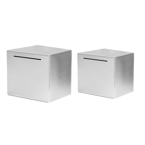 Safe Piggy Bank Made of Stainless Steel,Safe Box Money Savings Bank for Kids,Can ► Photo 1/6