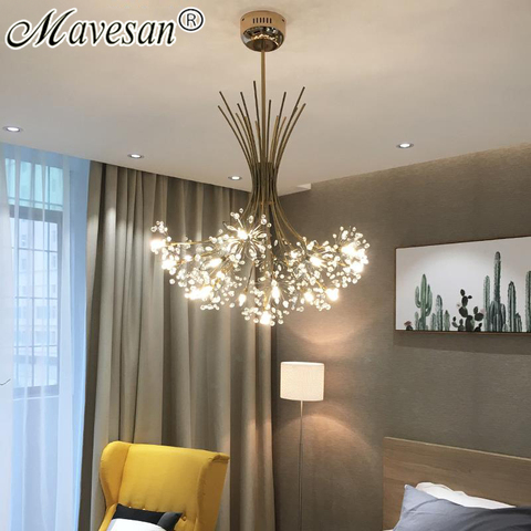 Simple Crystal Chandelier G4 Bulbs For Dining Table Kitchen Foyer Living Room Office Bedroom Indoor Home Gold/Black Fixtures ► Photo 1/1