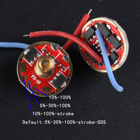 4Groups AMC7135*6 Flashlight circuit board Anti-reverse ► Photo 1/1