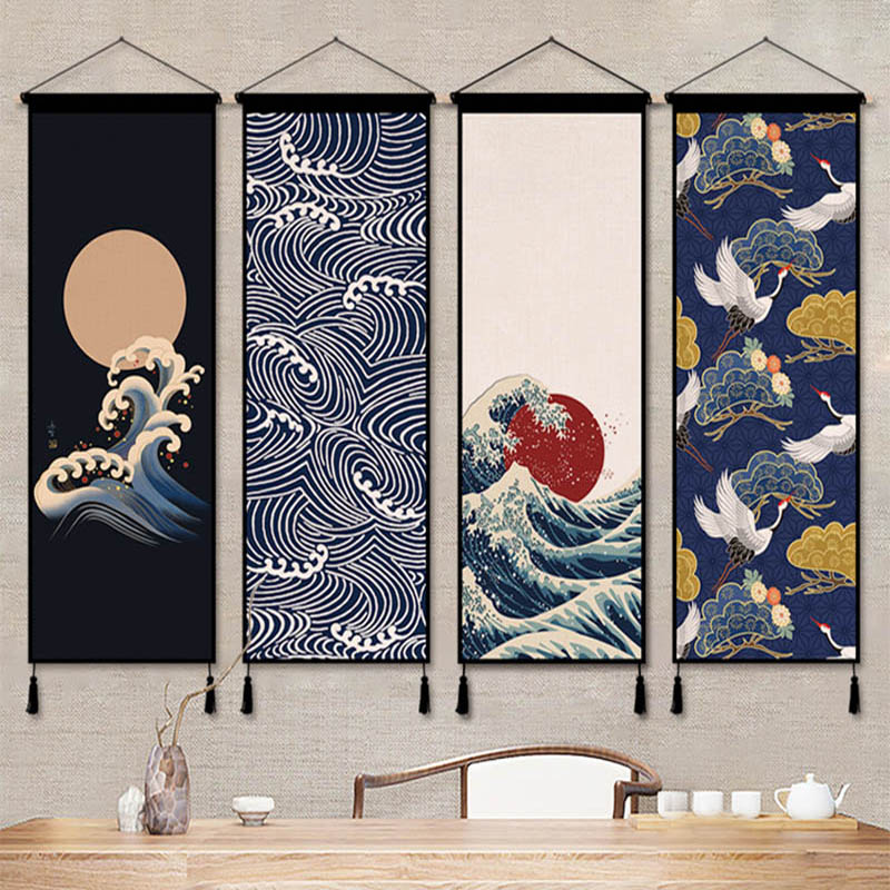 History Review On Japan Ukiyoe Hanging Scroll Painting Canvas Posters And Prints Wall Art Pictures For Living Room Home Decor Paintings Aliexpress Er Enfove Trade Group Alitools Io - Hanging Scrolls Home Decor