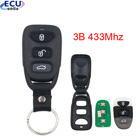 Replacement Keyless Entry Remote Key Fob 3 Button 433Mhz for Hyundai Kia Carens ► Photo 1/5