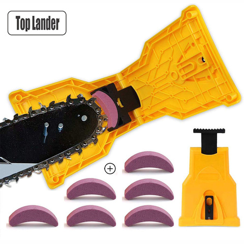 Chainsaw Teeth Sharpener Sharpens Saw Chain Sharpening Tool System Abrasive Tools Easy Durable Sharp Bar-Mount Fast Grinding ► Photo 1/6