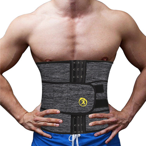 Sexywg Men Waist Trainer Support Neoprene Sauna Suit Modeling Body Shaper Belt Weight Loss Cincher Slim Faja Gym Workout Corset ► Photo 1/6