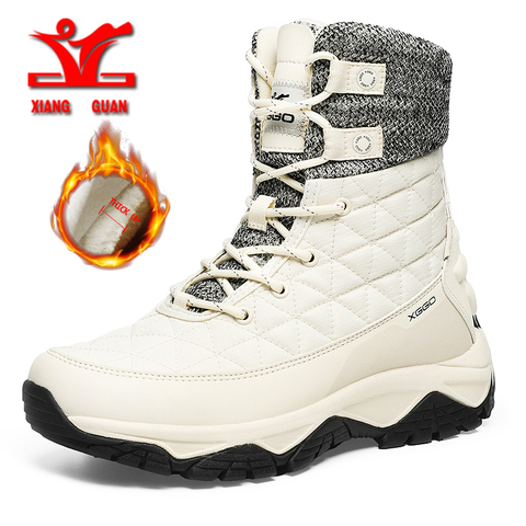 New snow boots hiking shoes men Keep warm Climbing boots men anti slip sport shoes resistant Sneaker men trekking shoes women ► Photo 1/6