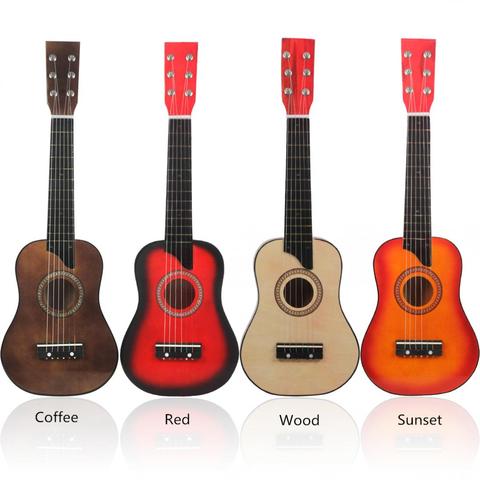 25 Inch Basswood Acoustic Guitar with  Pick Strings for Children and Beginner Send gifts Musical Stringed Instrument hot ► Photo 1/6