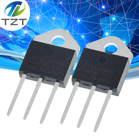 TZT 5pcs/lot BTA41-600 BTA41-600B BTA41600B BTA41600 BTA41 TO-247 600V TRIACS ► Photo 1/6