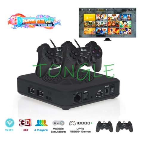 2022 new Retro Mni TV Video Game Console Pandora Saga 3000 Games Gamebox 2 USB Gamepads Controller Set window/android/xbox/ps3 ► Photo 1/6