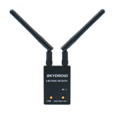 Skydroid 5.8G 150CH Full Channel UVC Dual Antenna Control Receiver OTG FPV Receiver W/Audio For Android Smartphone ► Photo 1/6