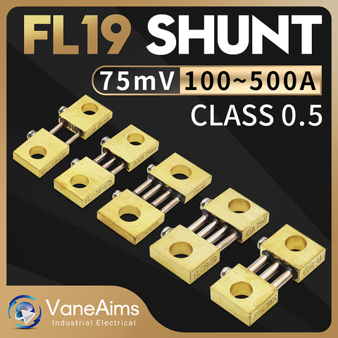 DC Shunts FL-19 Shunt 100A 200A 300A 400A 500A 600A 75mV Welding Machine Brass Resistor  For Current Analogue Panel Meter ► Photo 1/6