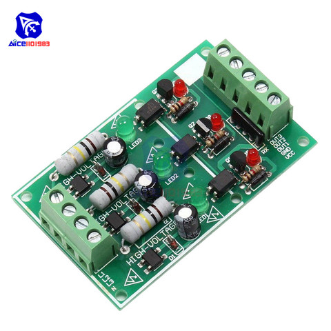 diymore 3 Channel Optocoupler Isolation Voltage Tester Module AC 220V ► Photo 1/6