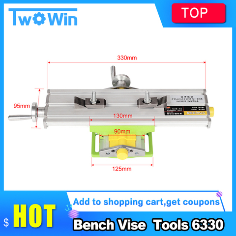 Mini Multifunctional Cross Working Table For Drilling Milling Machine Bench Vise Mechanic Tools 6330 ► Photo 1/4